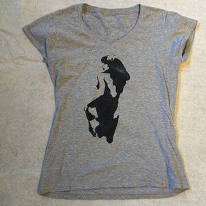 Woman print on tshirt
